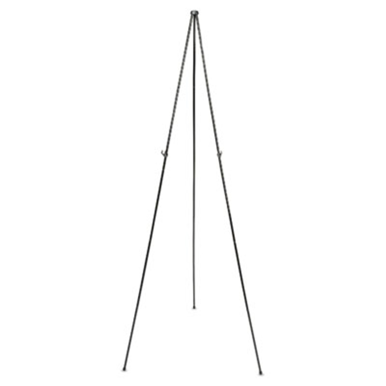 Full Size Instant Easel, 62-3/8" Maximum Height, Steel, Black