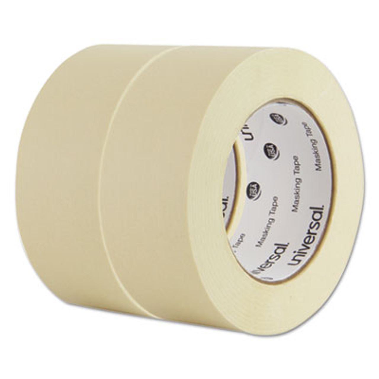 General Purpose Masking Tape, 48mm x 54.8m, 3" Core, 2/Pack