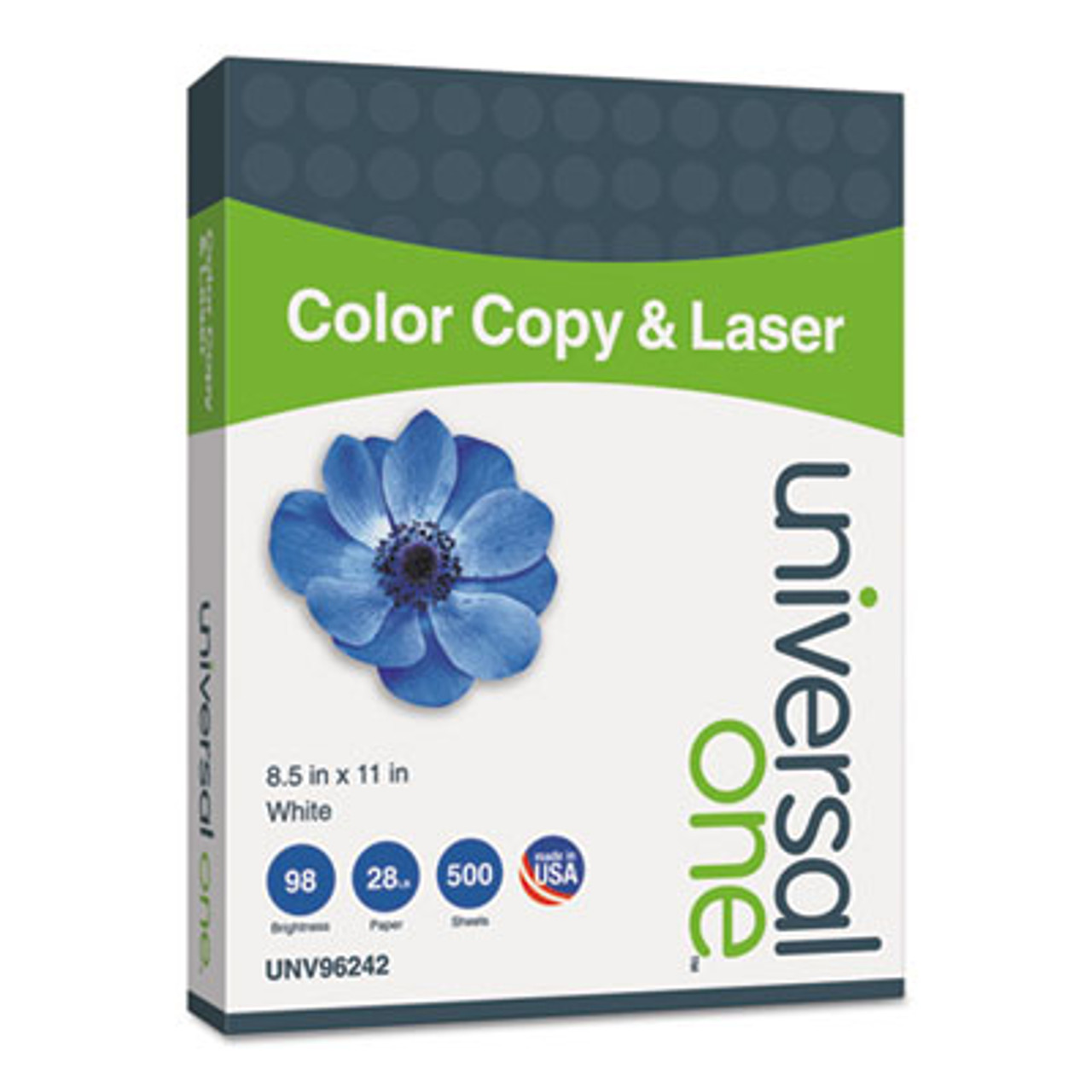 Copier/Laser Paper, 98 Brightness, 28lb, 8-1/2 x 11, White, 500 Sheets/Ream