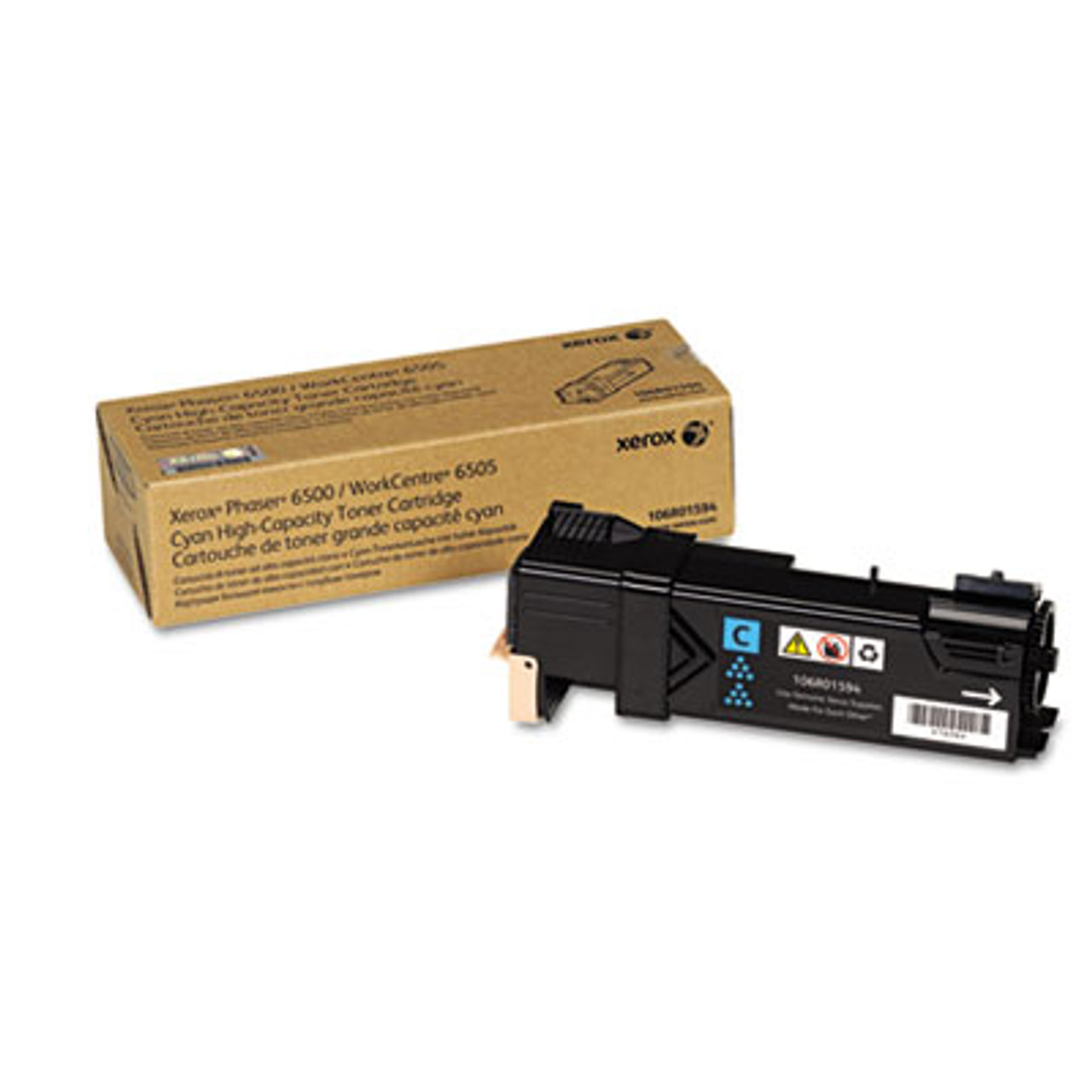 106R01594 High-Yield Toner, 2500 Page-Yield, Cyan