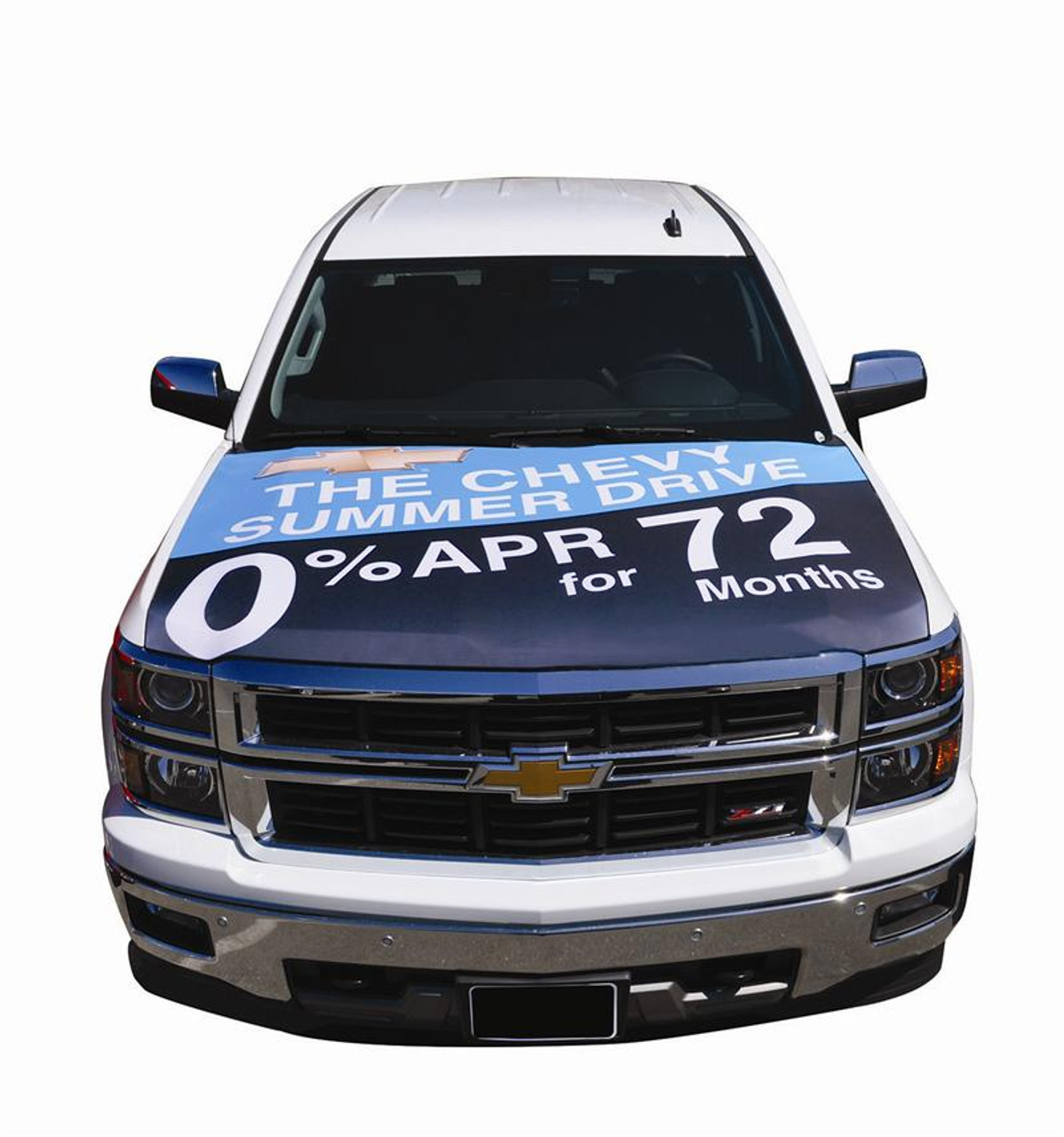 Custom Car & Truck Flag Hoodies - Hood Cover Advertising