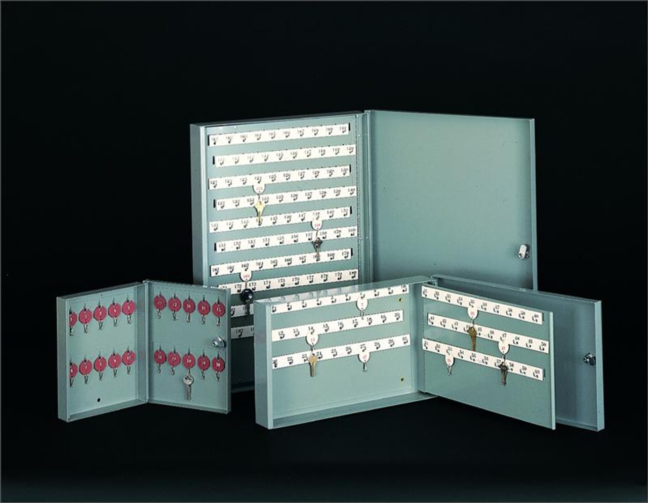 Gray Wall Key Cabinets (Fixed Panel)         Model A