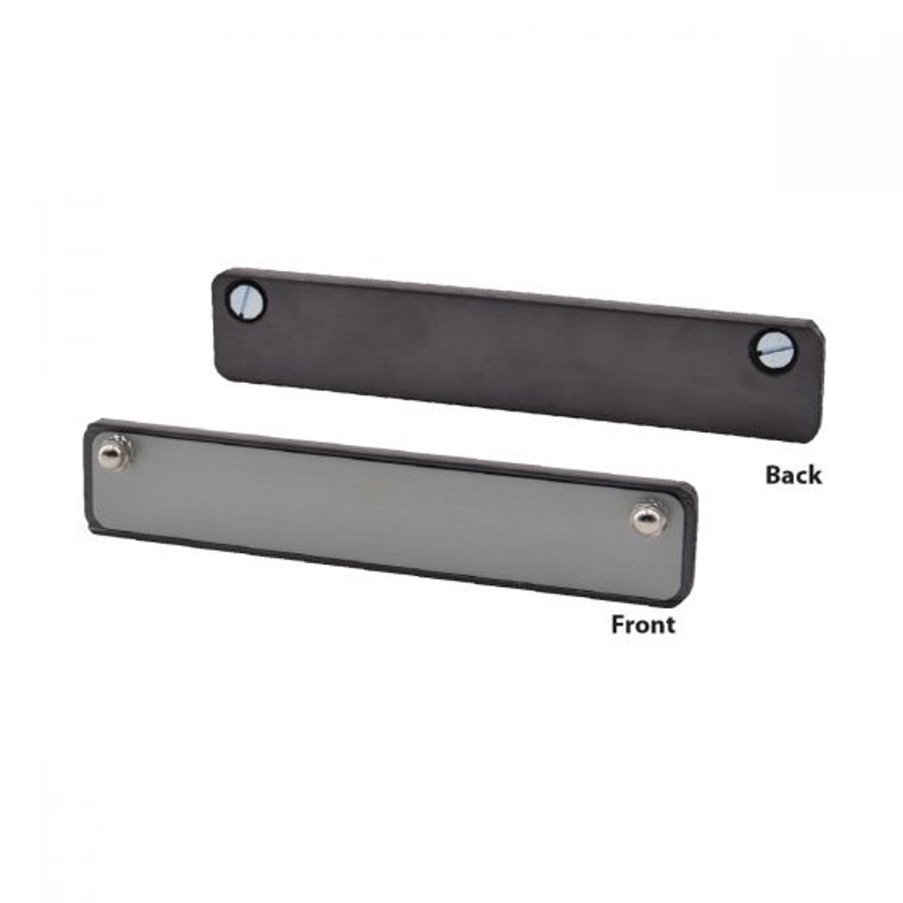 Black Extruded Rubber Magnetic License Plate Holders