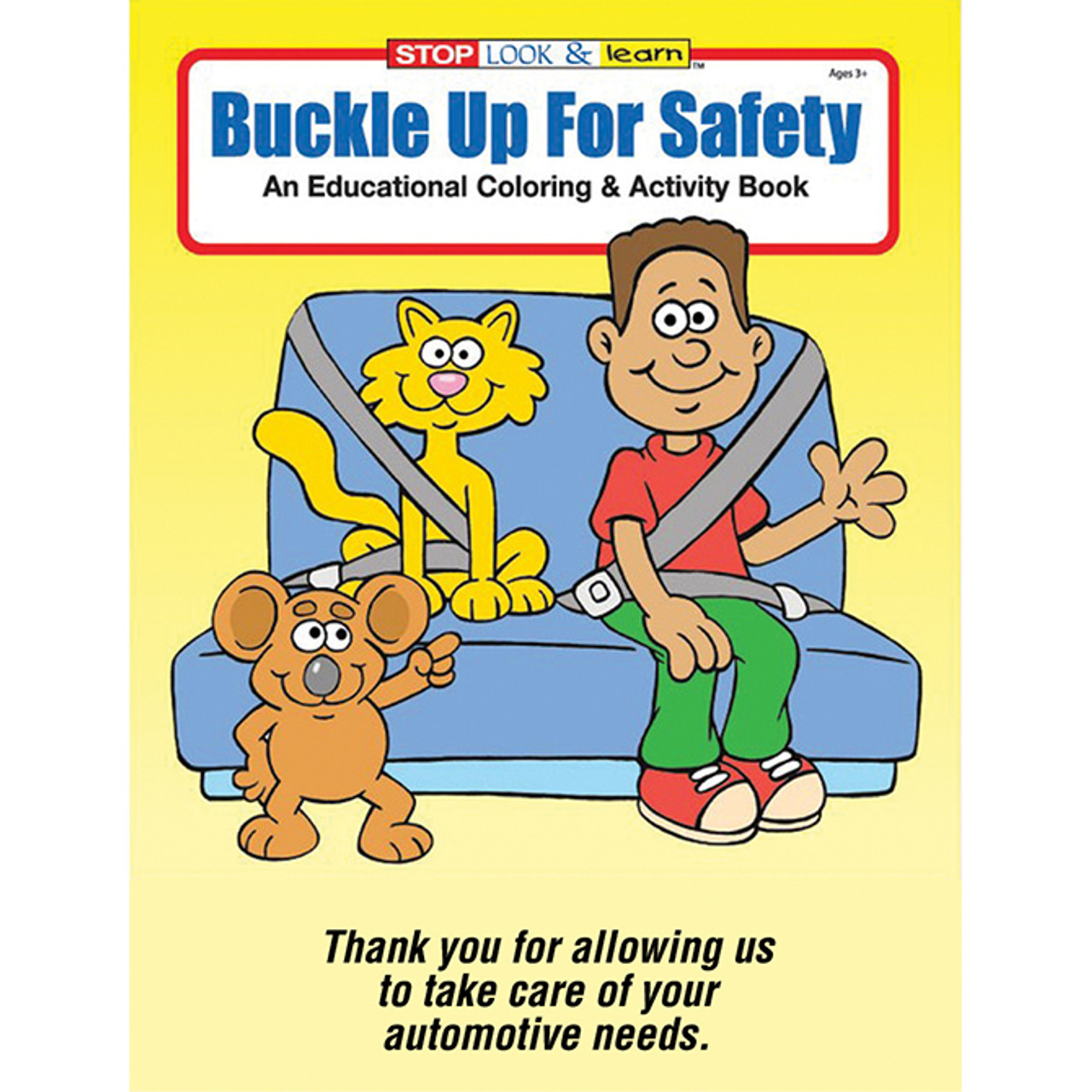 Coloring Book - Buckle Up - QTY. 50
