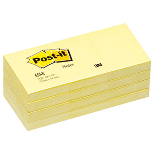 Original Pads in Canary Yellow, 1-1/2 x 2, 100/Pad, 12 Pads/Pack