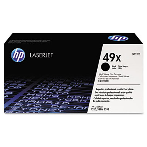 HP 49X, (Q5949X) High Yield Black Original LaserJet Toner Cartridge