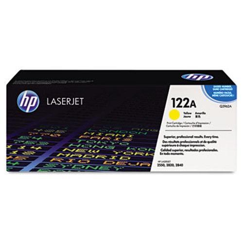 HP 122A, (Q3962A) Yellow Original LaserJet Toner Cartridge