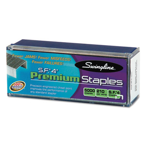 S.F. 4 Premium Chisel Point 210 Count Full-Strip Staples, 5000/Box