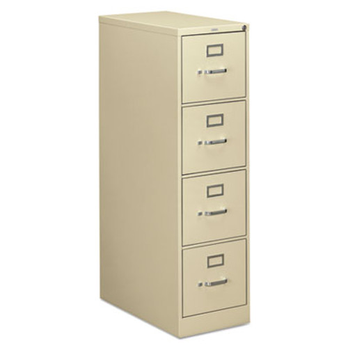 310 Series Four-Drawer, Full-Suspension File, Letter, 26-1/2d, Putty