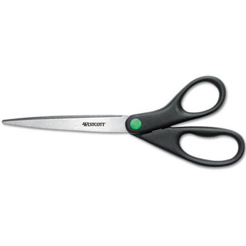 KleenEarth Recycled Scissors, Black, 9" Long