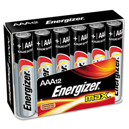 MAX Alkaline Batteries, AAA, 12 Batteries/Pack