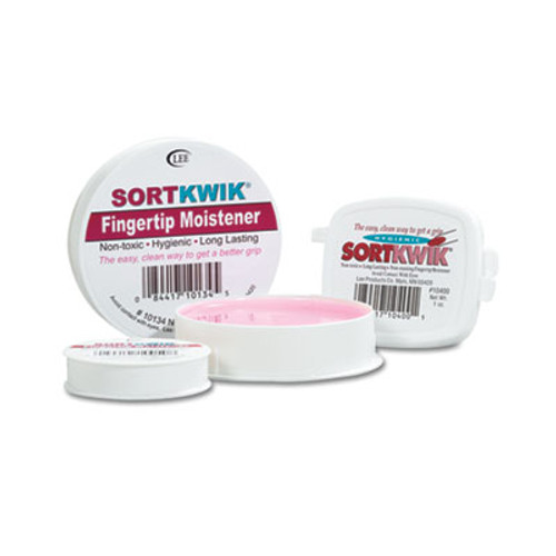 Sortkwik Fingertip Moisteners, 3/8 oz, Pink