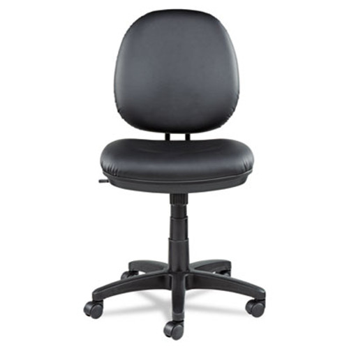 Interval Series Swivel/Tilt Task Chair, Leather, Black