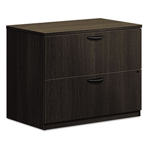 BL Laminate Two Drawer Lateral File, 35 1/2w x 22d x 29h, Espresso