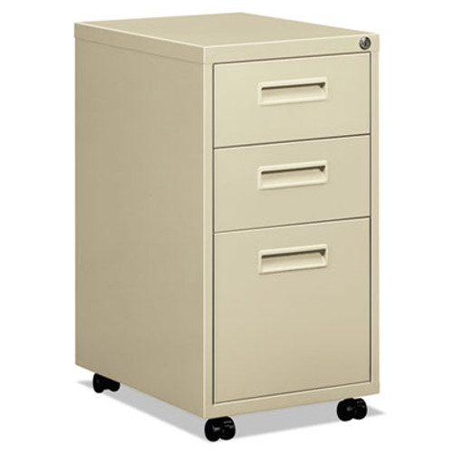 Embark Series Mobile Box/Box/File Pedestal File w/"M" Pull Drawers, 22d, Putty