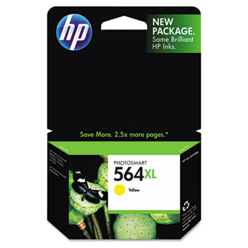 HP 564XL, (CB325WN) High Yield Yellow Original Ink Cartridge