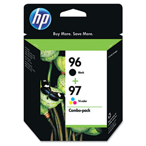 HP 96, (C9353FN) Black / HP 97, Tri-Color 2-pack Original Ink Cartridges