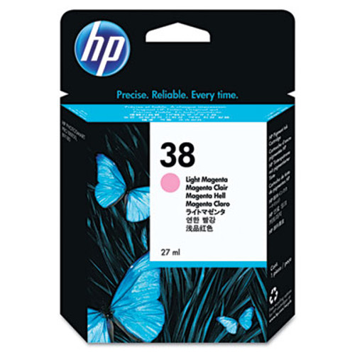 HP 38, (C9419A) Light Magenta Pigment Original Ink Cartridge