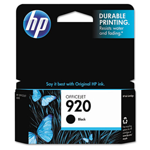 HP 920, (CD971AN) Black Original Ink Cartridge