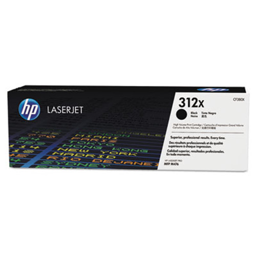 HP 312X, (CF380X-D) 2-pack High Yield Black Original LaserJet Toner Cartridges