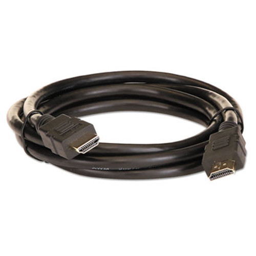 HDMI Cable, Gold Plated Ends, 6 ft, Black