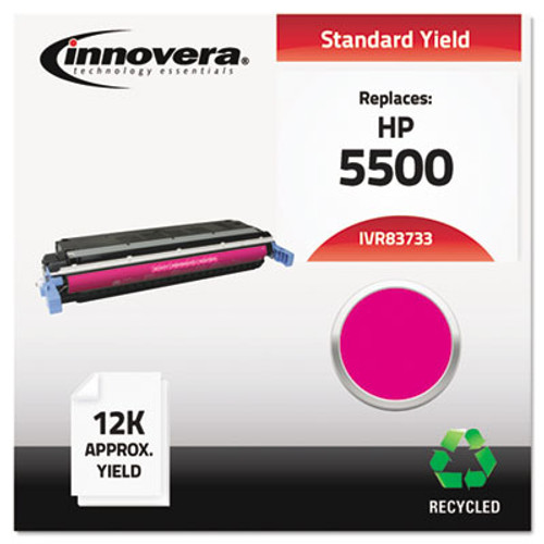 Remanufactured C9733A (645A) Toner, 12000 Yield, Magenta