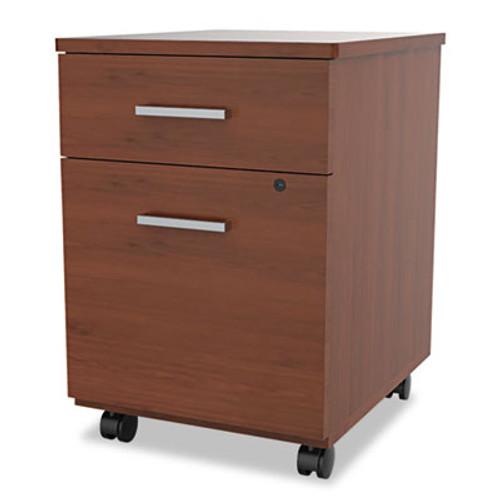 Seven Series Mobile Pedestal File, Box/File Drawer, Cherry