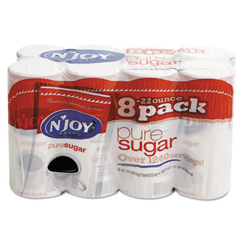 Pure Sugar Cane, 22 oz Canisters, 8 per Carton