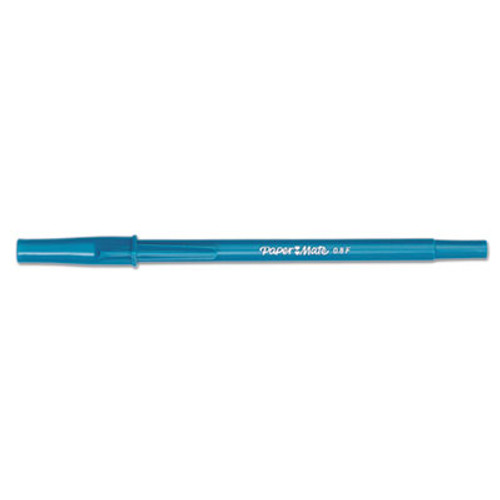 Ballpoint Stick Pen, Blue Ink, Fine, Dozen