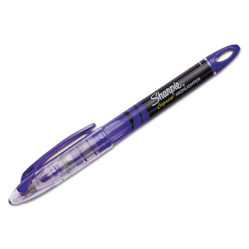 Accent Liquid Pen Style Highlighter, Chisel Tip, Fluorescent Purple, Dozen