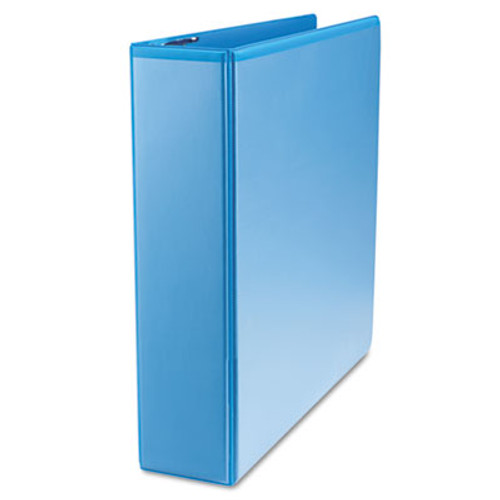 Economy D-Ring View Binder, 2" Capacity, Light Blue