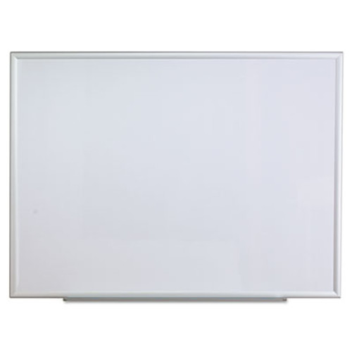 Dry Erase Board, Melamine, 48 x 36, Aluminum Frame