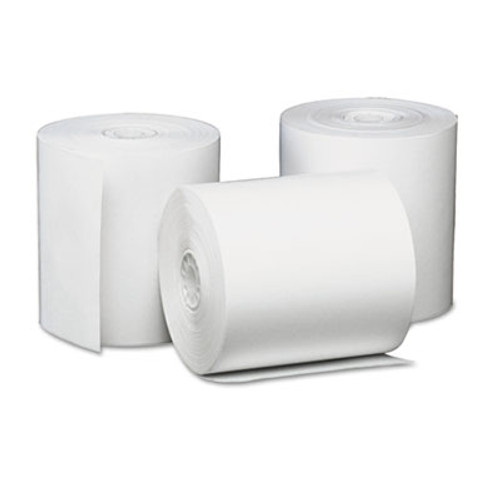 Single-Ply Thermal Paper Rolls, 3 1/8" x 230 ft, White, 50/Carton