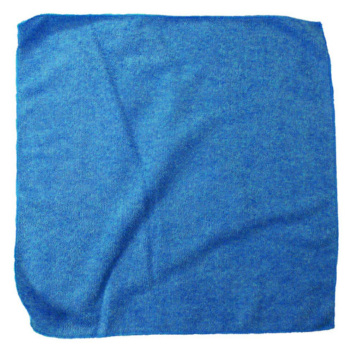 Plush Microfiber Polishing Cloth - 16" x 16" - Blue