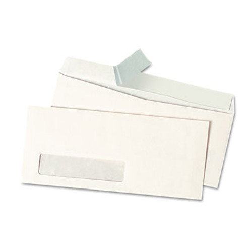 Peel Seal Strip Business Envelope, #10, Window, White, 500/Box