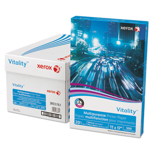 Vitality Multipurpose Printer Paper, 11 x 17, White, 500 Sheets/RM