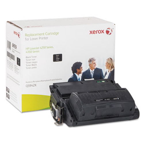 6R959 Compatible Remanufactured High-Yield Toner, 22200 Page-Yield, Black