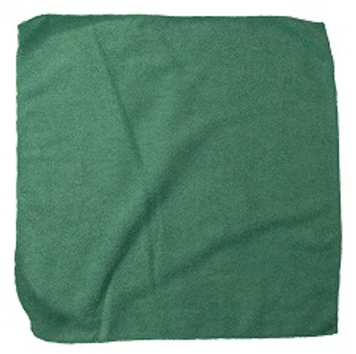 Plush Microfiber Polishing Cloth - 16" x 16" - Green