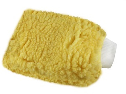 Wash Mitt w/ Cuff - Gold 8" x 11"