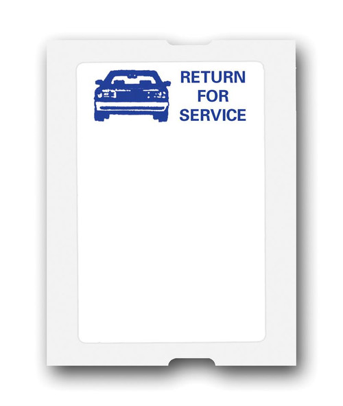 "Return for Service" Generic Roll Labels, 2 1/4" x 1 1/2", 500 Per Roll