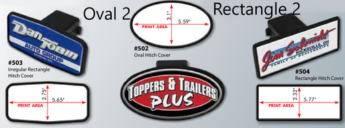 Custom Domed l Hitch Covers Custom Domed l Hitch Covers
