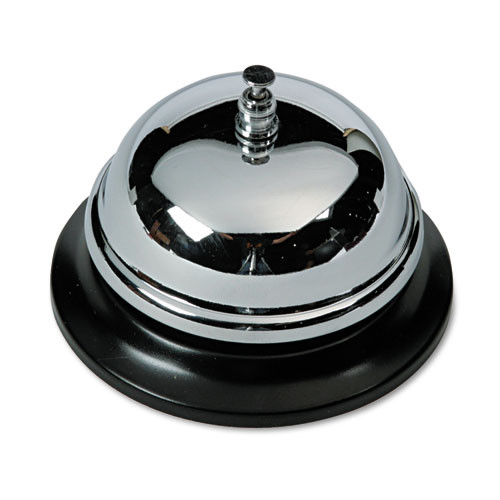 Call Counter Bell, 3 3/8 diameter, Brushed Nickel