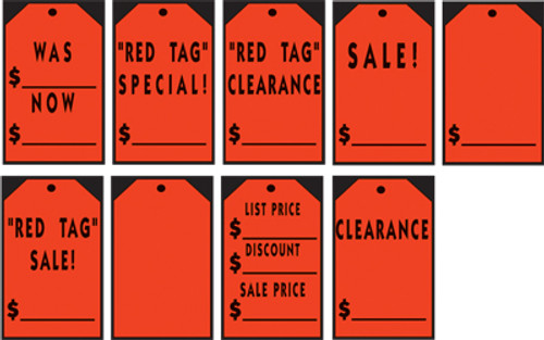 Stick-On Tags (dozen per pack)