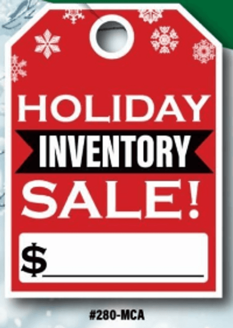 Holiday Inventory Sale Hang Tags   50 per pack