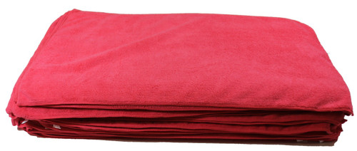 Deluxe Detailing Towel Value Pack - 15" x 25" Red - 1 Each