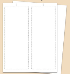 Exterior Addendum Stickers (Two 4-1/4" X 11")