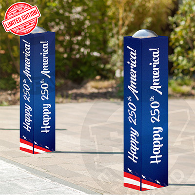 America Coroplast Bollard Covers