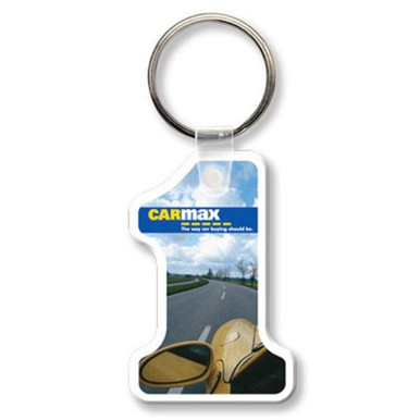 Custom #1 Shaped Key Tag (Number 1 Key Tag) | Car Dealer Depot