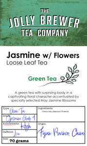 Jasmine with Flowers Loose Leaf Tea Jasmine with Flowers Loose Leaf Tea