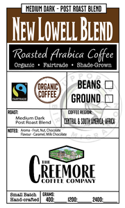 New Lowell Blend - Medium Dark Roast New Lowell Blend - Medium Dark Roast